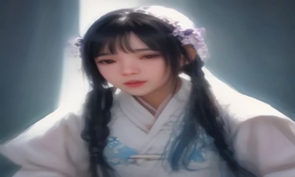 清晨森林边缘自然散射光下的东方美女写真，薄雾弥漫增添朦胧气息，构图采用三分法突出人体与自然的融合之美