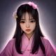 美女裸照平台后期修图总监苏婉宁的工作照，面对专业显示器进行精细调色，体现极高的技术专注度
